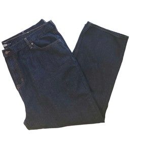 Old Navy Straight Leg Jeans Men's Size 48X30 Dark Wash Work School Play Denim